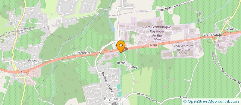 localisation de l'entreprise MONSIEUR JOSE DE LIMA  BEYCHAC-ET-CAILLAU