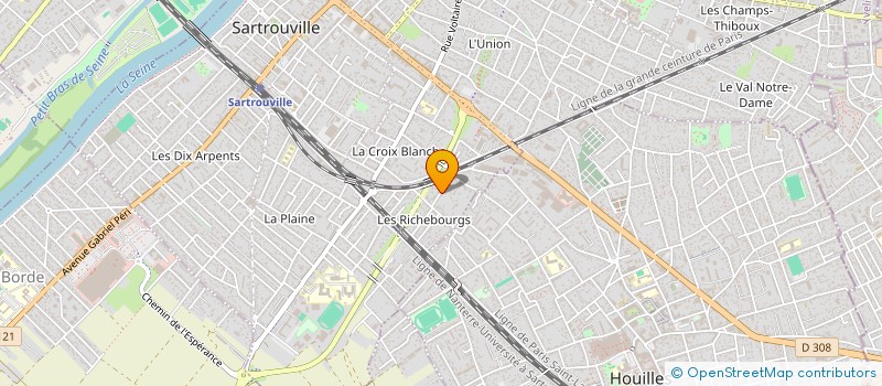 localisation de l'entreprise MONSIEUR JOSE DE LIMA PINTO à SARTROUVILLE