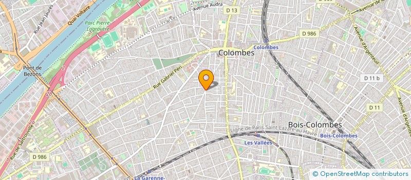 localisation de l'entreprise MONSIEUR JOSE DE MATOS à COLOMBES