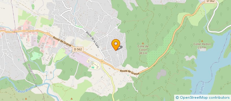 localisation de l'entreprise MONSIEUR JOSE DE MATOS FERNANDES  MONTAUROUX