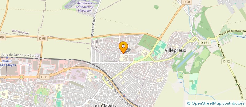 localisation de l'entreprise MONSIEUR JOSE DE MELO  VILLEPREUX