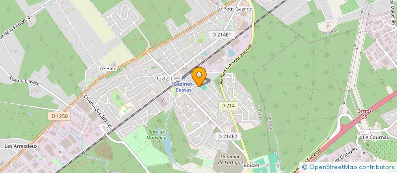 localisation de l'entreprise MONSIEUR JOSE DE MELO  CESTAS