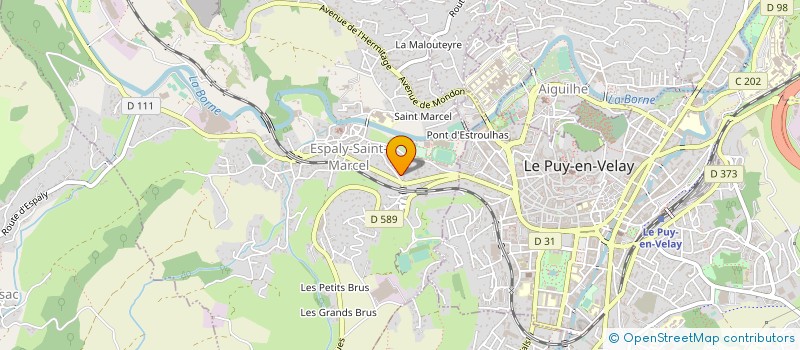 localisation de l'entreprise MONSIEUR JOSE DE NOBREGA BARRETO  ESPALY-SAINT-MARCEL