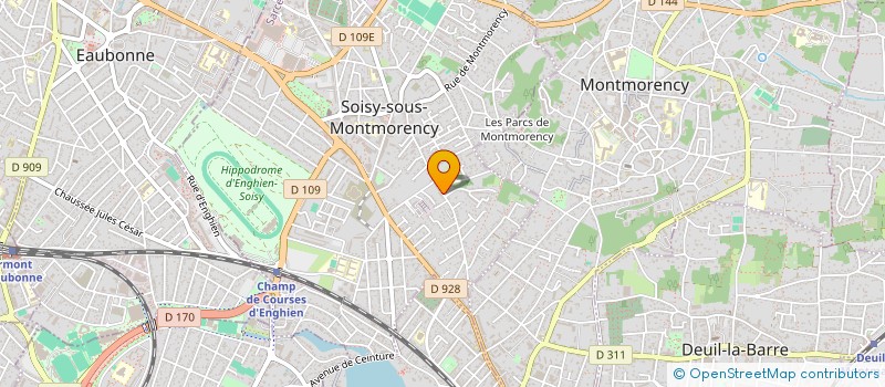 localisation de l'entreprise MONSIEUR JOSE DE OLIVEIRA  SOISY-SOUS-MONTMORENCY