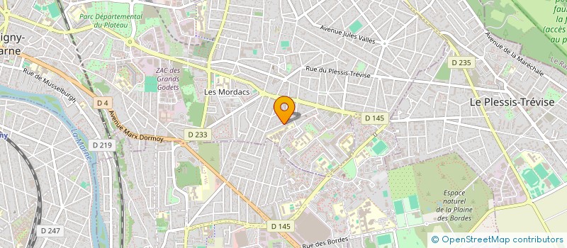 localisation de l'entreprise MONSIEUR JOSE DE OLIVEIRA à CHAMPIGNY-SUR-MARNE