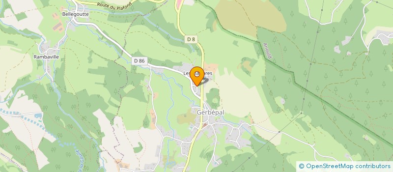 localisation de l'entreprise MONSIEUR JOSE DE OLIVEIRA  GERBEPAL