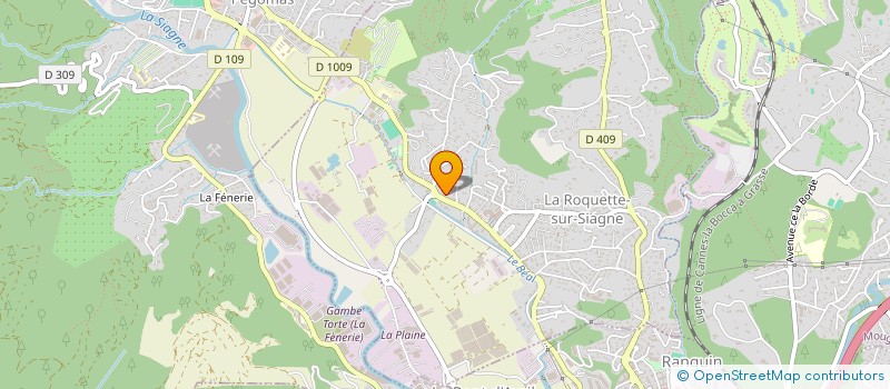 localisation de l'entreprise MONSIEUR JOSE DE OLIVEIRA RODRIGUES à LA ROQUETTE-SUR-SIAGNE