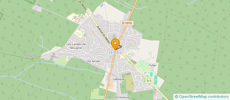 localisation de l'entreprise MONSIEUR JOSE DE PINHO  LE BARP