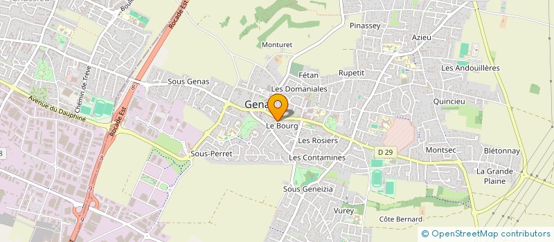 localisation de l'entreprise MONSIEUR JOSE DE SOUSA  GENAS