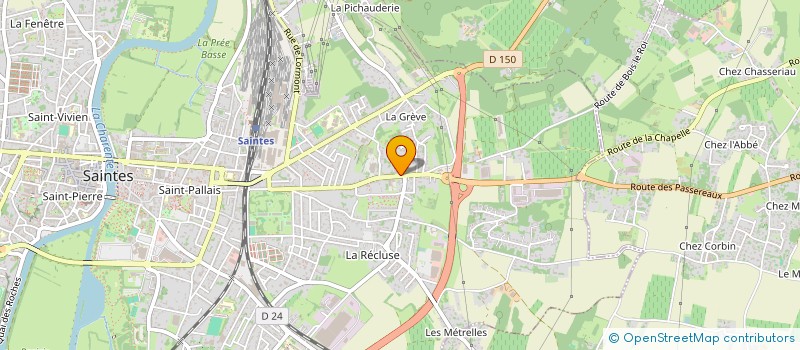 localisation de l'entreprise MONSIEUR JOSE DE SOUSA  SAINTES