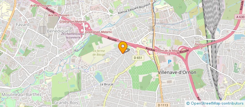 localisation de l'entreprise MONSIEUR JOSE DE SOUSA  VILLENAVE-D'ORNON