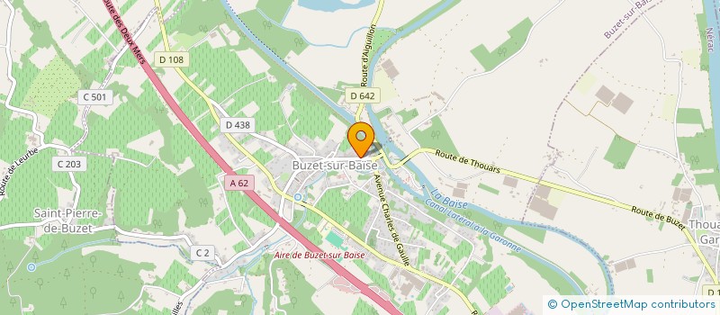 localisation de l'entreprise MONSIEUR JOSE DE SOUSA  BUZET-SUR-BAISE