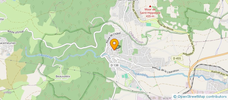 localisation de l'entreprise MONSIEUR JOSE DE SOUSA CARVALHO  ENVAL