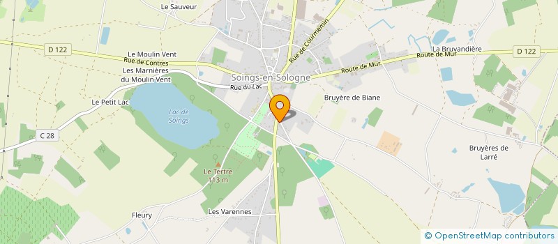 localisation de l'entreprise MONSIEUR JOSE DE SOUSA MARTINS  SOINGS-EN-SOLOGNE