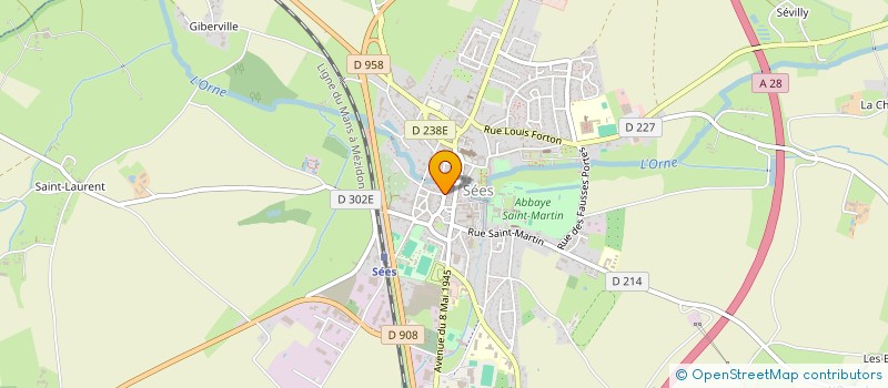 localisation de l'entreprise MONSIEUR JOSE DE STOPPELEIRE à SEES