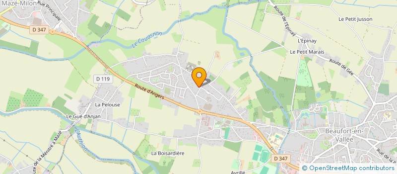 localisation de l'entreprise MONSIEUR JOSE DE WINTER  BEAUFORT-EN-ANJOU