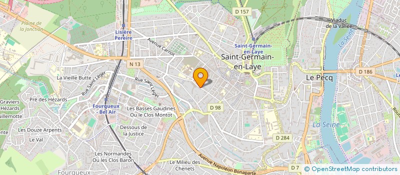 localisation de l'entreprise MONSIEUR JOSE DELVILLE  SAINT-GERMAIN-EN-LAYE