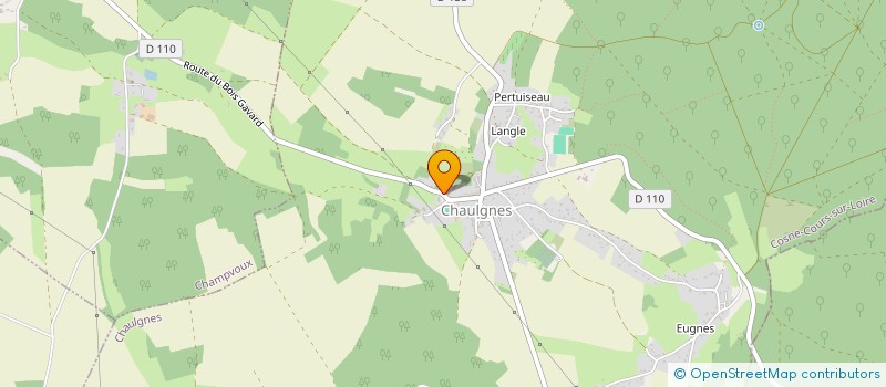localisation de l'entreprise MONSIEUR JOSE DESCHAMPS  CHAULGNES
