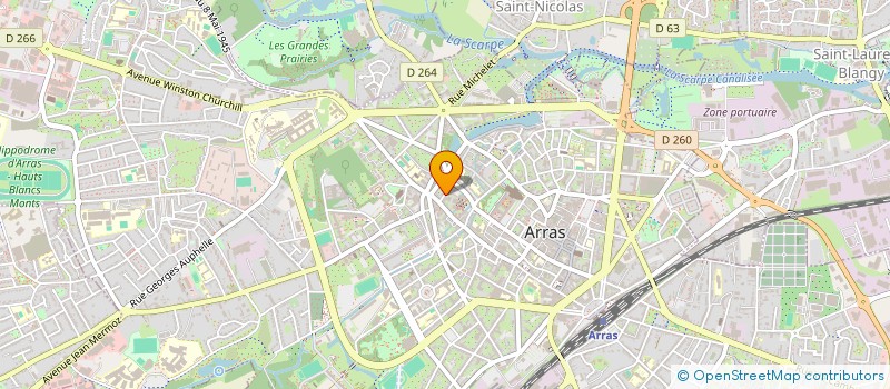 localisation de l'entreprise MONSIEUR JOSE DEVISME à ARRAS