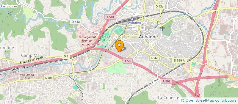 localisation de l'entreprise MONSIEUR JOSE DEVISSCHER  AUBAGNE