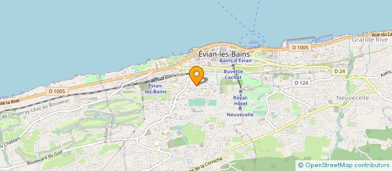 localisation de l'entreprise MONSIEUR JOSE DIAS à EVIAN-LES-BAINS