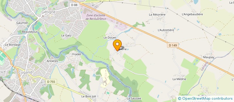 localisation de l'entreprise MONSIEUR JOSE DIAS DE AZEVEDO  GETIGNE