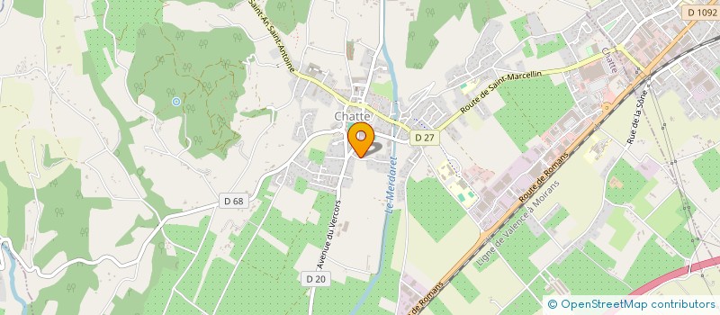 localisation de l'entreprise MONSIEUR JOSE DIAS-DE-PENEDO  CHATTE