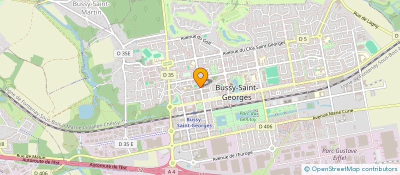 localisation de l'entreprise MONSIEUR JOSE DIAS DOMINGUES à BUSSY-SAINT-GEORGES