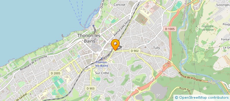 localisation de l'entreprise MONSIEUR JOSE DIAZ à THONON-LES-BAINS