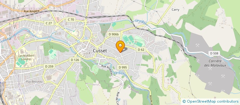 localisation de l'entreprise MONSIEUR JOSE DIAZ CEBRIAN à CUSSET