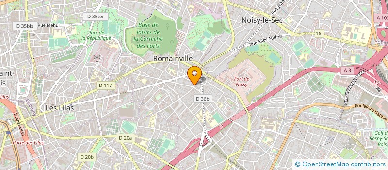 localisation de l'entreprise MONSIEUR JOSE DIEGO à ROMAINVILLE