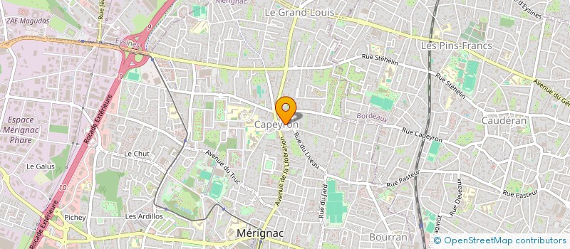 localisation de l'entreprise MONSIEUR JOSE DO NASCIMENTO SILVERIO  MERIGNAC