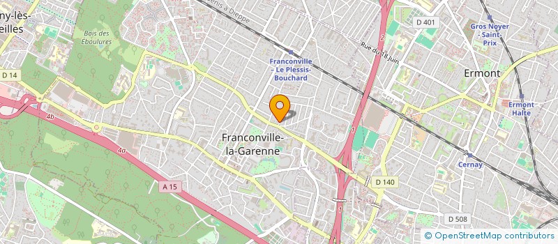 localisation de l'entreprise MONSIEUR JOSE DO VALE  LE PLESSIS-BOUCHARD