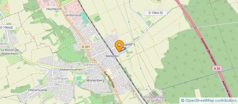 localisation de l'entreprise MONSIEUR JOSE DONNER  SIERENTZ