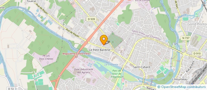 localisation de l'entreprise MONSIEUR JOSE DOS SANTOS à SAINT-YRIEIX-SUR-CHARENTE