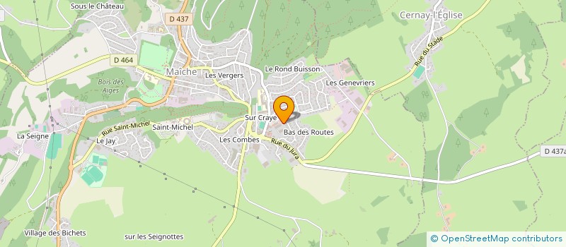 localisation de l'entreprise MONSIEUR JOSE DOS SANTOS  MAICHE