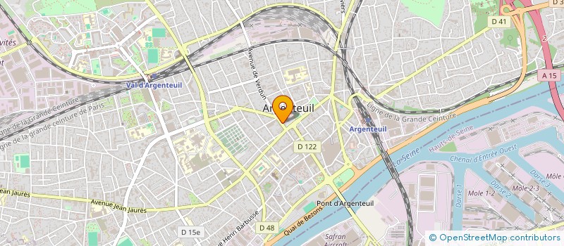 localisation de l'entreprise MONSIEUR JOSE DOS SANTOS FELIX  ARGENTEUIL