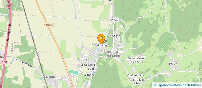 localisation de l'entreprise MONSIEUR JOSE DOS SANTOS LOPES  SAINT-MARTIN-DU-MONT