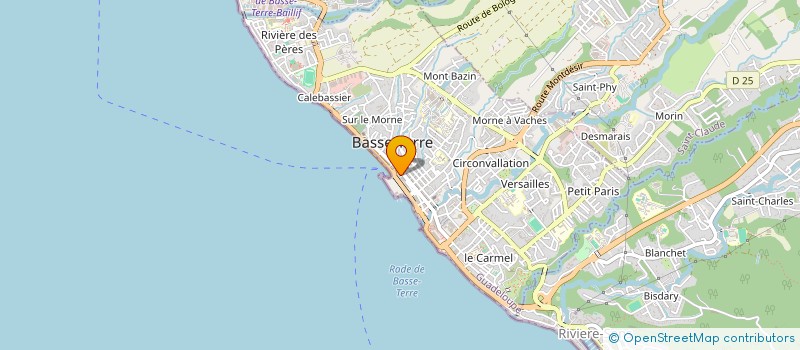 localisation de l'entreprise MONSIEUR JOSE DOUARED à BASSE-TERRE
