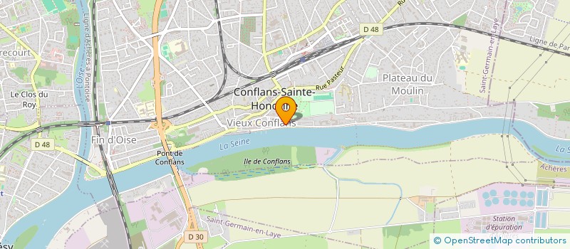 localisation de l'entreprise MONSIEUR JOSE DRECOURT à CONFLANS-SAINTE-HONORINE