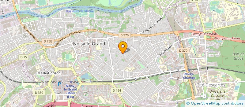 localisation de l'entreprise MONSIEUR JOSE DUARTE à NOISY-LE-GRAND