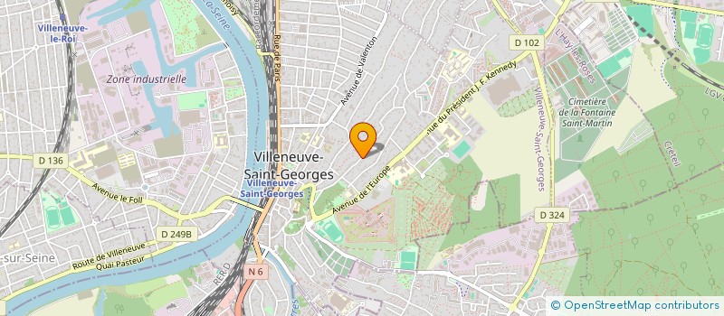 localisation de l'entreprise MONSIEUR JOSE DUARTE à VILLENEUVE-SAINT-GEORGES