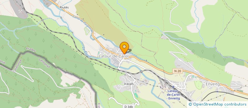 localisation de l'entreprise MONSIEUR JOSE DUBOIS  LATOUR-DE-CAROL