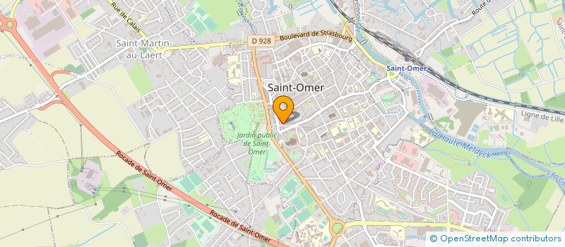 localisation de l'entreprise MONSIEUR JOSE DUCROCQ  SAINT-OMER