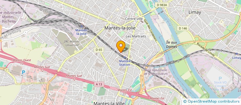 localisation de l'entreprise MONSIEUR JOSE DUFOUR  MANTES-LA-JOLIE