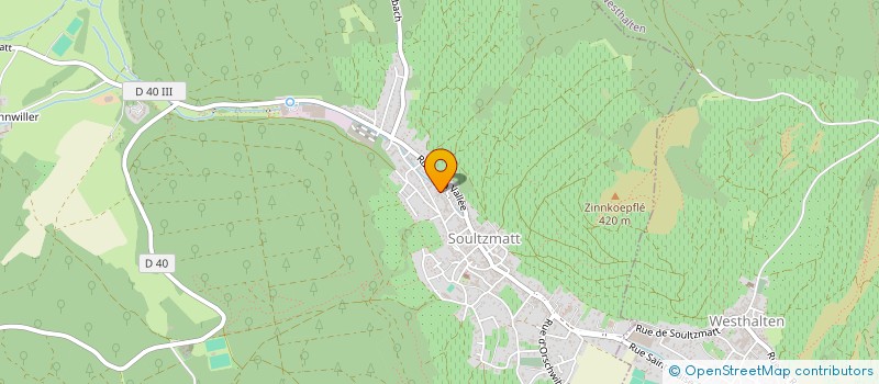 localisation de l'entreprise MONSIEUR JOSE EBELMANN  SOULTZMATT