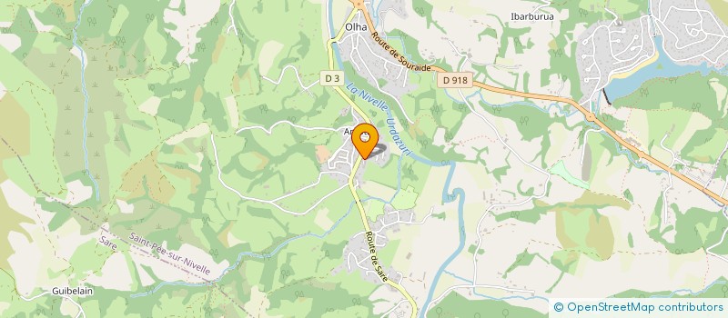 localisation de l'entreprise MONSIEUR JOSE ERAUSQUIN  SAINT-PEE-SUR-NIVELLE