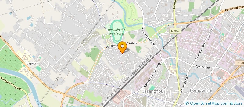 localisation de l'entreprise MONSIEUR JOSE ESPANA  MONTAUBAN