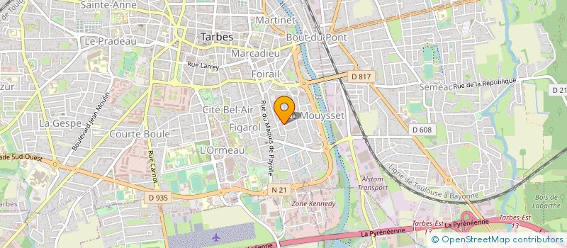 localisation de l'entreprise MONSIEUR JOSE ESTEBANEZ à TARBES