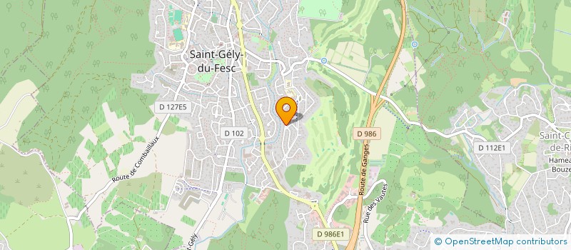 localisation de l'entreprise MONSIEUR JOSE ESTELLER  SAINT-GELY-DU-FESC